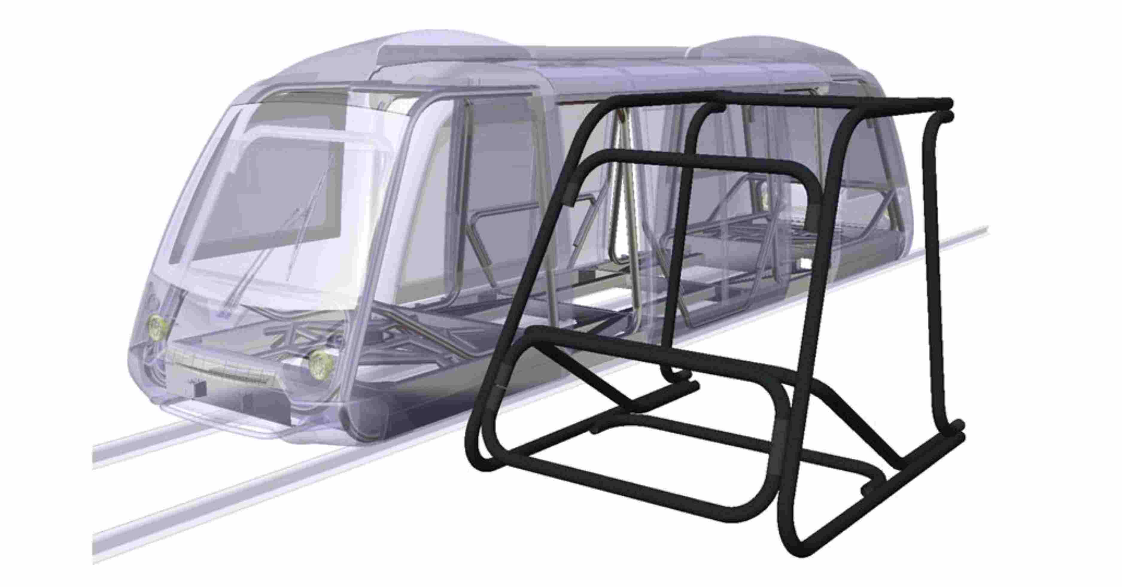 WMG Prototypes Braided Composite Frame for Very Light Rail (VLR) Demonstration Vehicle